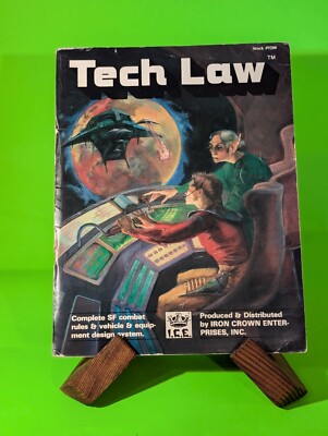 TECH LAW ICE I.C.E ROLE PLAYING RULE VEHICLE EQUIPMENT DESIGN SYSTEM 1985