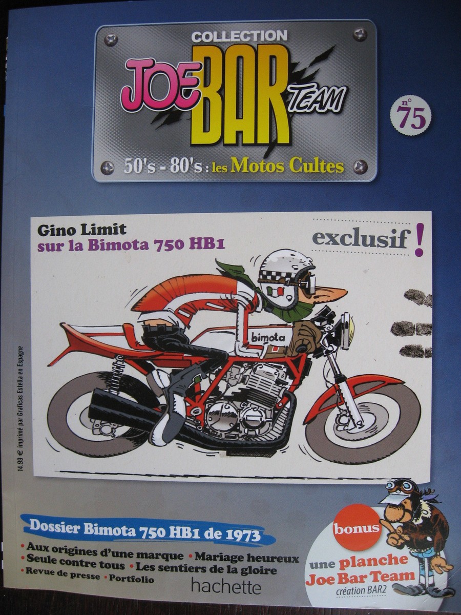 FIGURINE MOTO JOE Bar Team N°69 Série 2 Honda 400 Nsr De 1985 Nono + Livret EUR 45,00 - FR