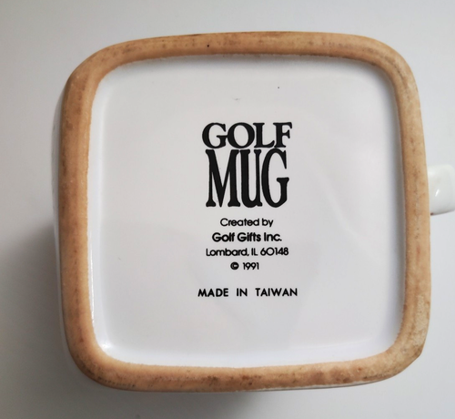 GOLF MUG THE RESULTS OF OVER-SWING CREATED BY GOLF GIFTS VINTAGE 1991 - Picture 8 of 8
