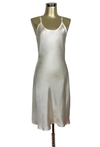 1920s Beaded Handkerchief Gatsby Dress sequin Deco Haus + Victoria's secret slip - Picture 3 of 3