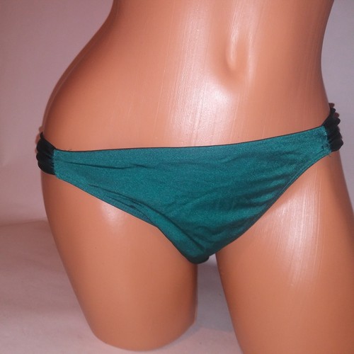 Victoria's Secret Bikiniunterteil Schwimmen Large dunkel türkis grün Schimmer sehr sexy