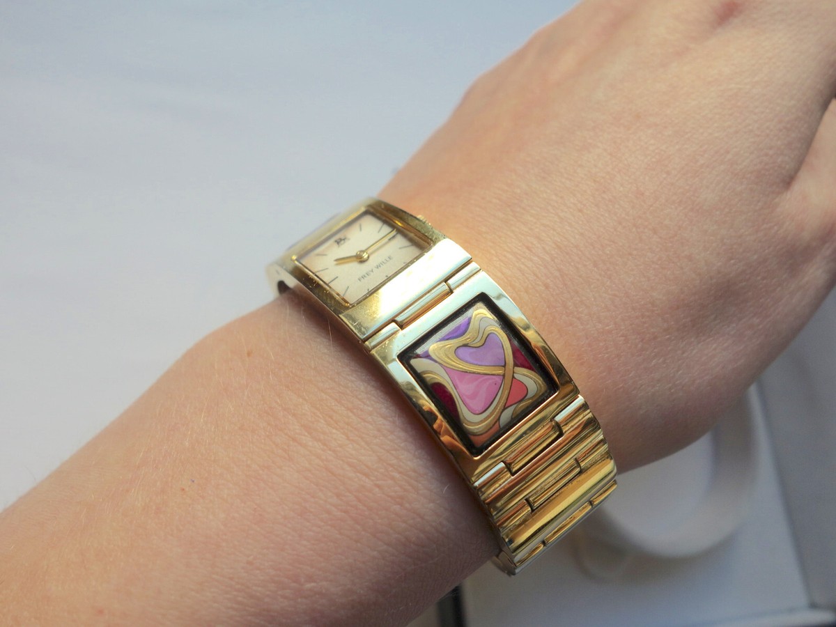 FREY WILLE FREYWILLE Swiss Gold-tone Watch Hommage à Sarah