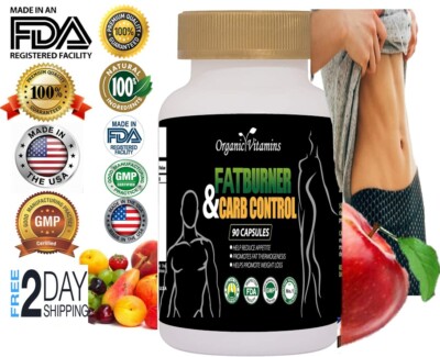 #1 BEST FAT BURN DIET PILL CARBOHYDRATE CARB BLOCKER BEST WEIGHT LOSS PILLS 90