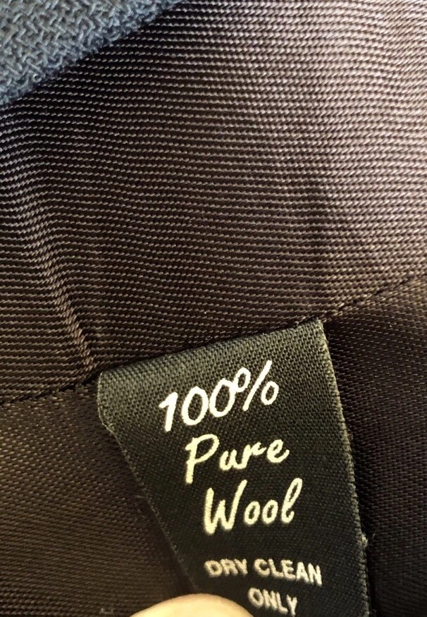 Chaleco De Colección Drop Dead-Lana Negra + Seda Doble Pecho Talla 8 R. Finley Los Angeles Foto 3 de 4