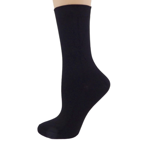 Sierra Socks Men's Combed Cotton Socks with Reinforced Toe, Dressy or Casual
