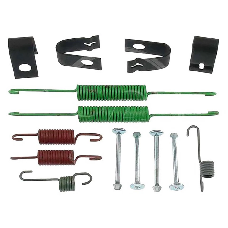 Rear Brake Drums & Brake Shoes Hardware Spring Kit Fits 1987-1995 Suzuki Samurai - Image 4 of 4