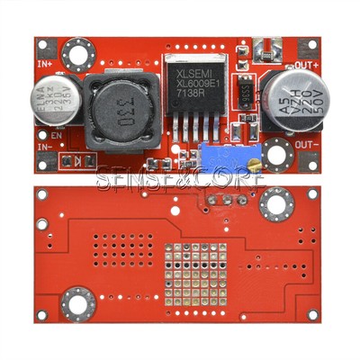 XL6009 DC Adjustable Step Up Boost Power Converter Module Replace LM2577-