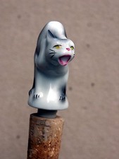 alter Schnapsausgie&szlig;er Schnapskopf Schnapsnase KATZE FAUCHEND