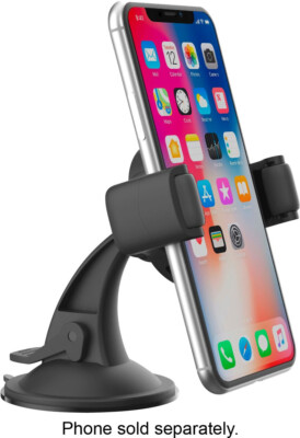   Bracketron OneClick Clamp Mount for Dash / Windshield - Black 