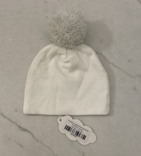 Oh Baby Jumbo Pom hat silver stardust/cream