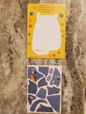 CAT ANIMAL KIDS STICKER CRAFT