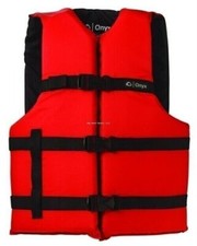 Onyx General Purpose Boating Life Jacket Oversize Red/Black 103000-100-005-1