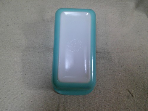 Vtg Lot of 2 PYREX #213 Aqua Turquoise Loaf Pan Robins Egg Blue 1.5 Qt EXCELLENT - Picture 5 of 16
