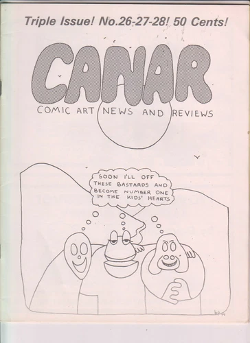 Comic Art News & Reviews 26, 27, 28 F+ (6.5) "CANAR" Dave Sim, Mark Evanier!