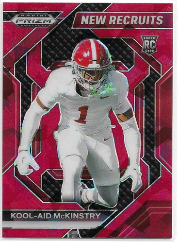 2024 Panini Prizm Draft Picks Kool-Aid McKinstry New  Recruits Red Ice RC