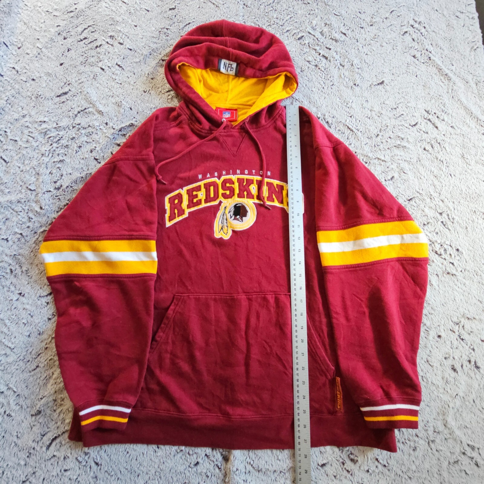 NFL Washington Redskins Hoodie Large Red image 7
