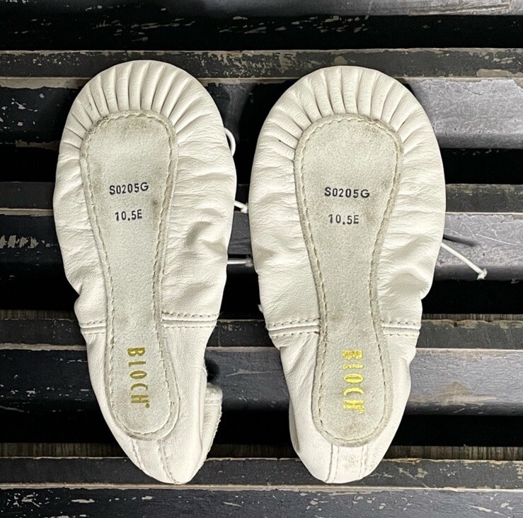 SAOLA Bloch Dance Ciabatta Scarpa da Balletto in Pelle con Suola Completa per Ragazze Dansoft 13 X Wide Bambino