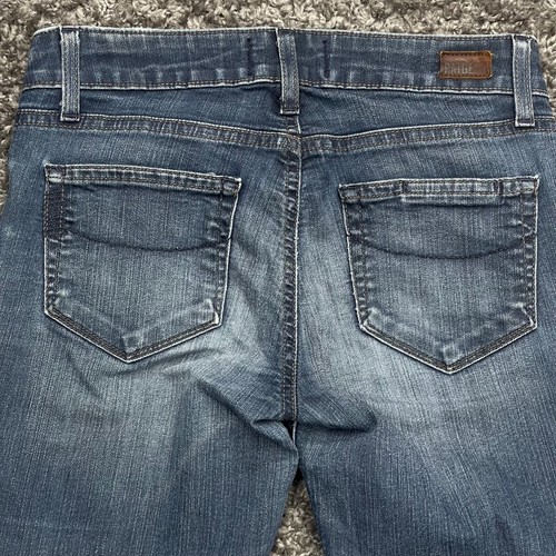 Paige Skyline Skinny Jeans Womens 25 Blue Low Rise Stretch Denim Comfort - Picture 9 of 10