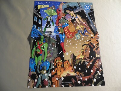Wizard DC Comics Animated Justic League Poster Calendar / 10x13 / Free USA Ship