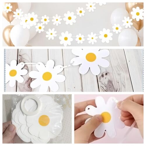 Spring Decorations Flowers Banner Garland Indoor Home Party Gift 4 Packs - Picture 7 of 12