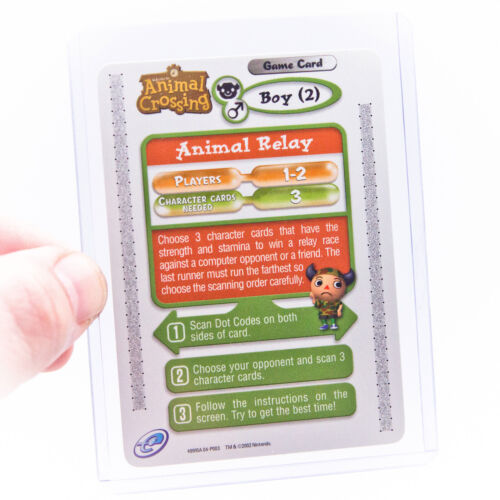 Nintendo GameCube ANIMAL CROSSING lector electrónico NIÑO (2) Villager tarjeta de juego # P03 - Imagen 2 de 7