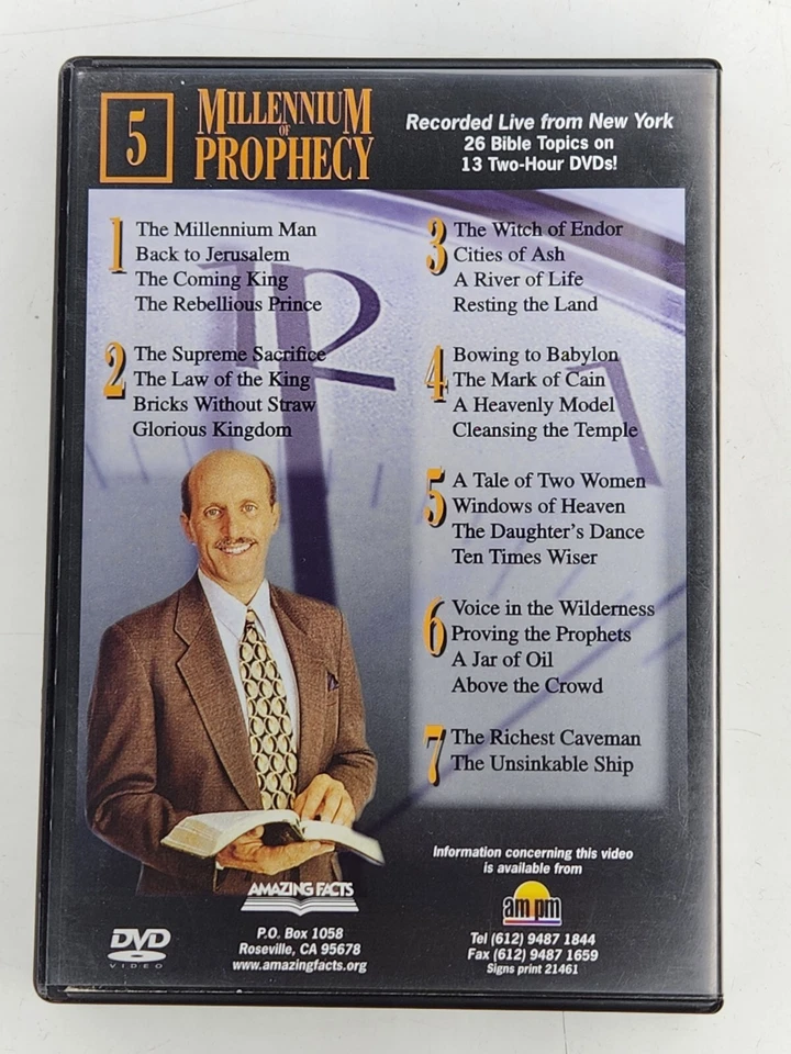 Millennium Of Prophecy Volume 5 On DVD With Doug Bachelor - Image 3 of 3