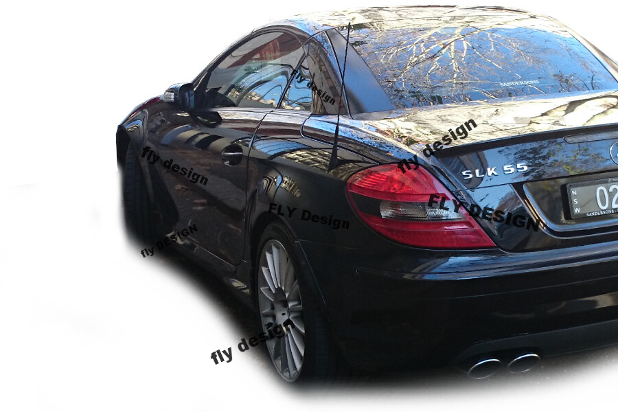 Spoiler Lip for Mercedes R171 Trunk Lid SLK Rear Spoiler Spoiler Edge