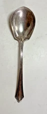 Vintage STERLING International Silver BERRY Serving Spoon Monogram