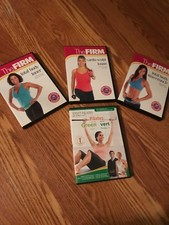Lot of 4 dvds The Firm Total Body Cardio Sculpt Total Body Time Crunch