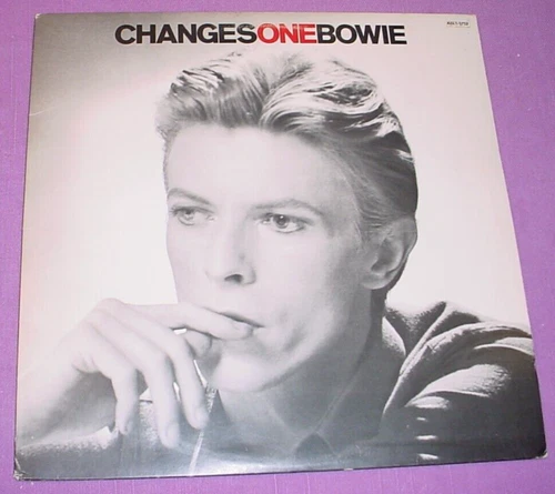 2 LP LOT David Bowie CHANGES ONE AFL1-1732 & HERO Tribute Various Colored Vinyl