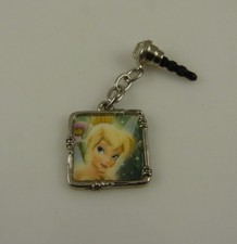 Tinkerbell crystal dust plug Disney cell phone fits Ipad charm ear square