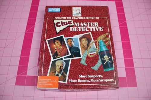 CLUE MASTER DETECTIVE for Commodore 64&128 Good Condition - Picture 3 of 4