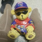 Jeff Gordon Teddy Bear Figurine Dupont Racing 24 Nascar Ceramic 10" Figure  — photo 1