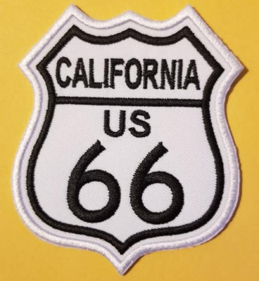 California US Route 66 Embroidered Patch 2.75x3''