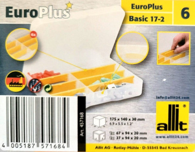 allit EuroPlus Basic 17-2 6 Sortimentskasten Kleinteilebox 457168