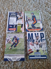 Drew Lock 5 card lot Score Contenders  MVP Score Team
