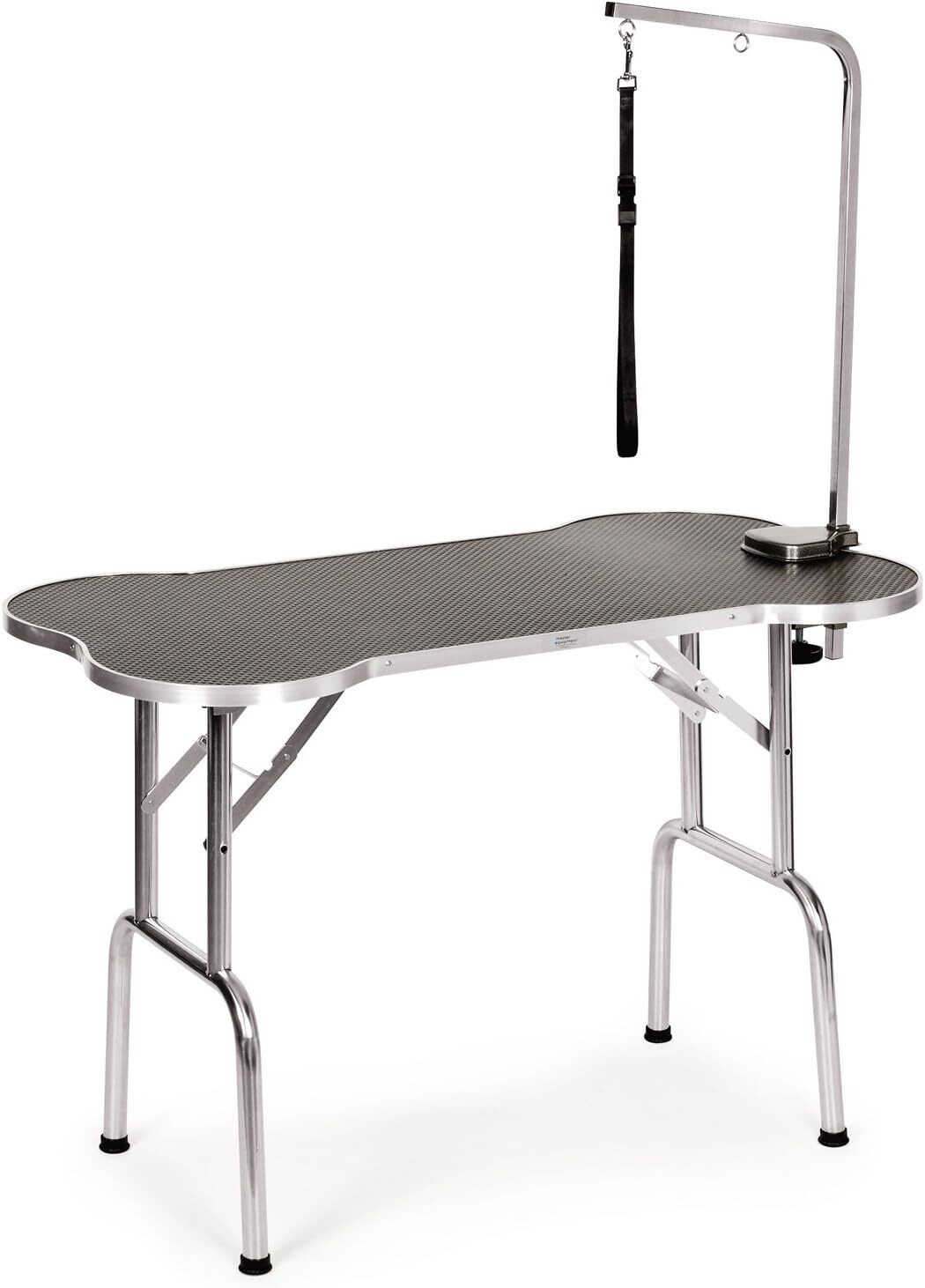 Bone Shaped Folding Table 45in Black Pet Grooming