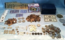 ☆ 50 Coins From Estate Collection ☆ Roman, World, Old Early US 1800s GOLD SILVER