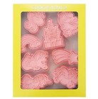 Unicorn castle rainbow birthday Cookie Cutters mould for making biscuit set of 8