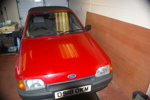 very original escort cabriolet may swap for smaller car fiesta ect