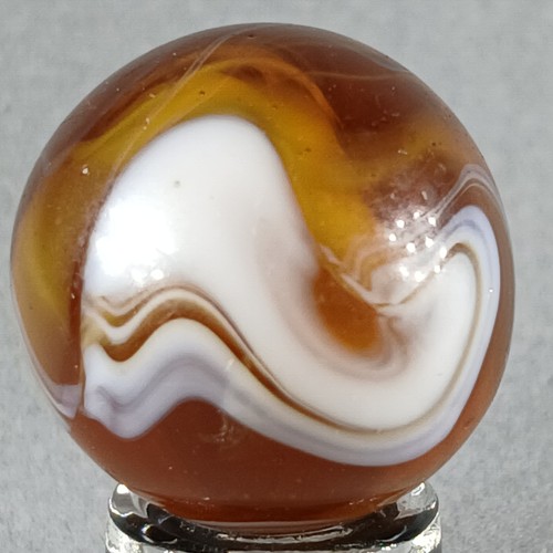 Large Vintage Akro Slag Marble .70 Inches Near-Mint Condition Combined Shipping - Picture 2 of 15