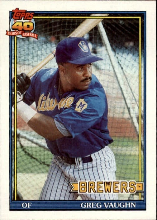 Las mejores ofertas en Greg Vaughn béisbol tarjetas de colección