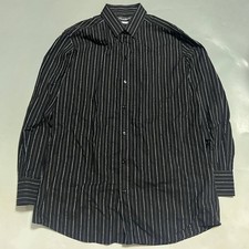 DOLCE&GABBANA Brand logo all-over print cotton long-sleeved shirt, black, size 4