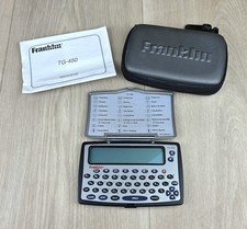 Franklin TG-450 12 Language Translator w/Carrying Case Works NEW BATTERIES