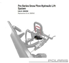 Polaris 18-27 Ranger 1000 Pro Series Snow Plow Hydraulic Lift System- 2889058