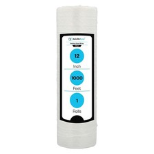 1 Roll 12" x 1000' Use for Produce Netting Hand Stretch Shrink Wrap Film Clear