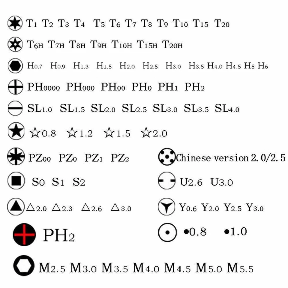 Magnetic Driver Torx Star Repair Tool Kit 110 in 1 Precision Screwdriver Bit Set - Image 4 of 4