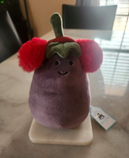 Retired Jellycat Vivacious Aubergine Plush