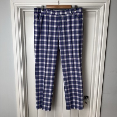 Stromberg Golfhose Herren W38 Regular bunt kariert Tartan bunt