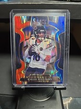 2025 Select Concourse Caleb Williams #73 Red & Blue Shock